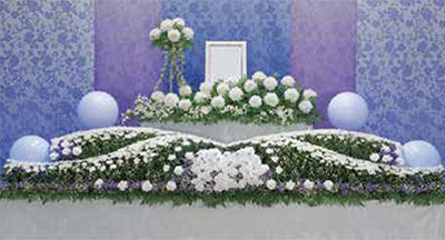 ファミリーホール湘南台、アレンジ祭壇・霞228,800円