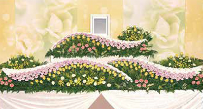 ファミリーホール湘南台、アレンジ祭壇・風247,500円